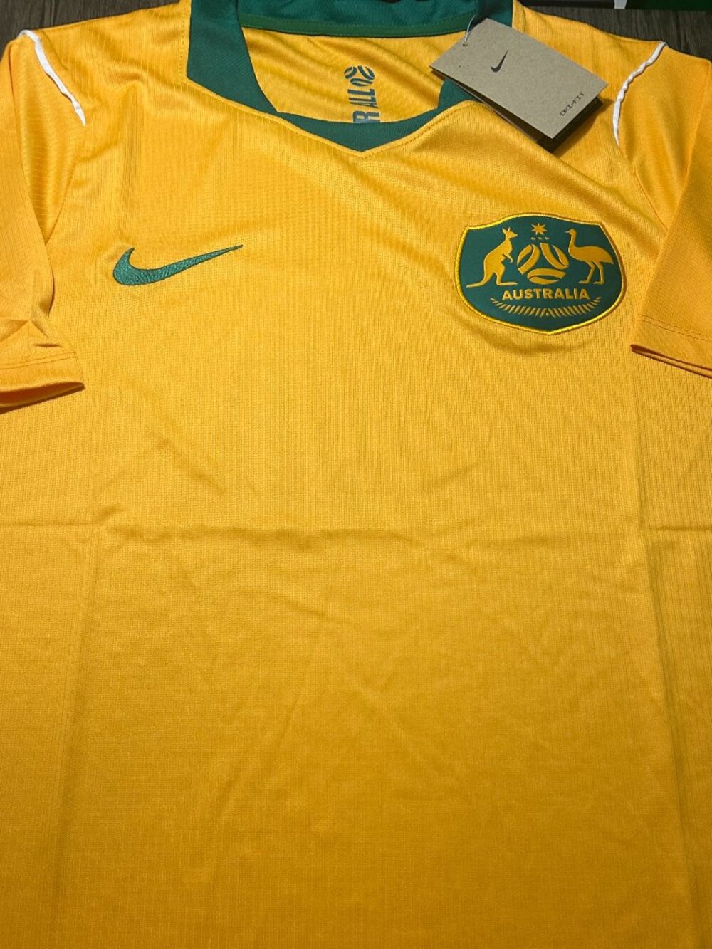 AUSTRALIA National Soccer Team JERSEY Men's Sz M,L,XL,2XL NWT by Nike